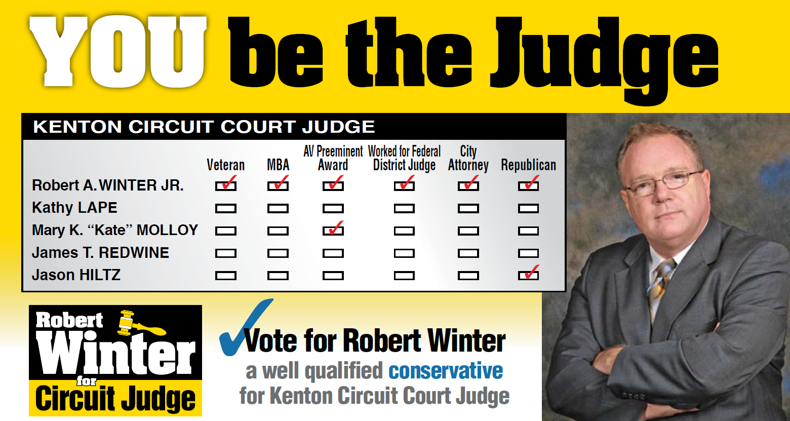 Robert Winter For Circuit Judge